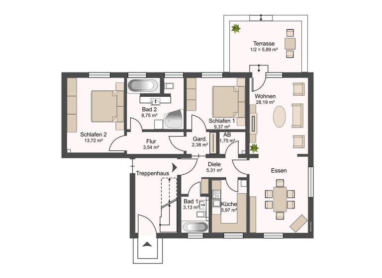 Wohnung zum Kauf 329.000 € 3,5 Zimmer 88 m² Timmendorfer Strand 23669