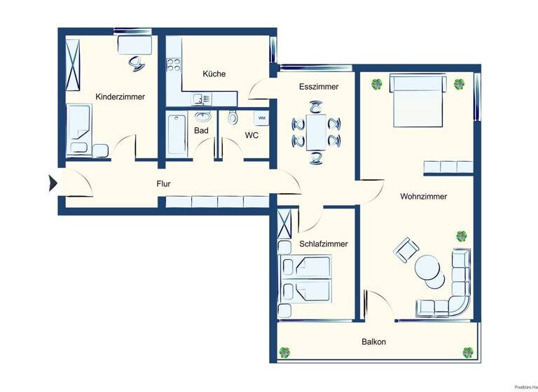 Wohnung zum Kauf 335.000 € 4 Zimmer 109 m² 1. Geschoss Rheinstraße 47 Bregenz 6900