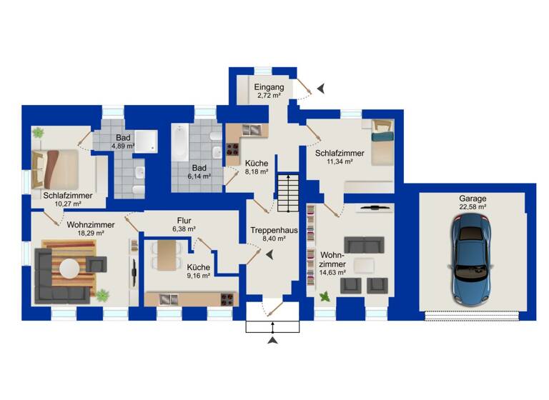 Mehrfamilienhaus zum Kauf als Kapitalanlage geeignet 425.000 € 10 Zimmer 274 m² 692 m² Grundstück Magdala 99441