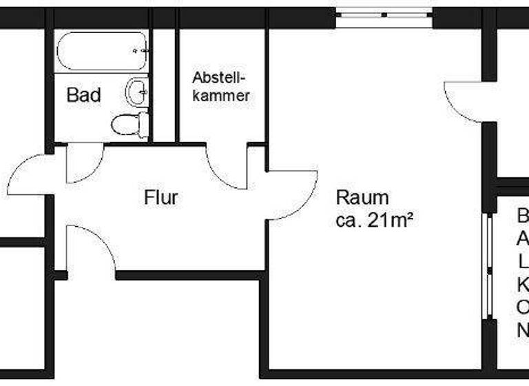 Wohnung zur Miete 328 € 3 Zimmer 65,4 m² 3. Geschoss Reusenweg 1 Heide Nord Halle (Saale) 06120