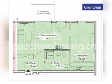 Wohnung zur Miete Tauschwohnung 1.100 € 2 Zimmer 60 m² Wahlbezirk 14 Bad Schwartau 23611