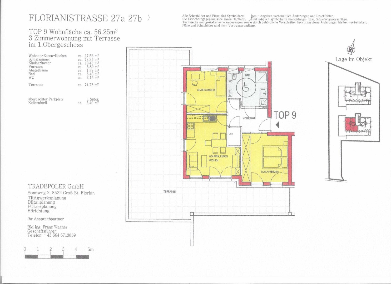 Wohnung zum Kauf 179.900 € 3 Zimmer 56,4 m²<br/>Wohnfläche 1.<br/>Geschoss Frauental an der Laßnitz 8523