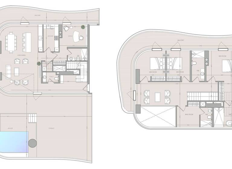 Wohnung zum Kauf provisionsfrei 2.216.106 € 4 Zimmer 466,2 m² Dubai 00000