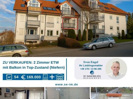 Wohnung zum Kauf 184.000 € 2 Zimmer 54 m² 1. Geschoss Niefern Niefern-Öschelbronn 75223