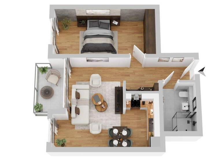 Wohnung zum Kauf - Erstbezug provisionsfrei 345.000 € 2 Zimmer 62,5 m² 2. Geschoss Wiescheid Langenfeld (Rheinland) 40764