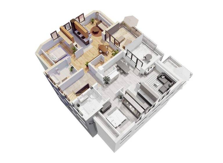 Wohnung zum Kauf - Erstbezug 310.000 € 2 Zimmer 77,6 m² Martin-Luther-Straße 18 Sechselberg Althütte / Sechselberg 71566