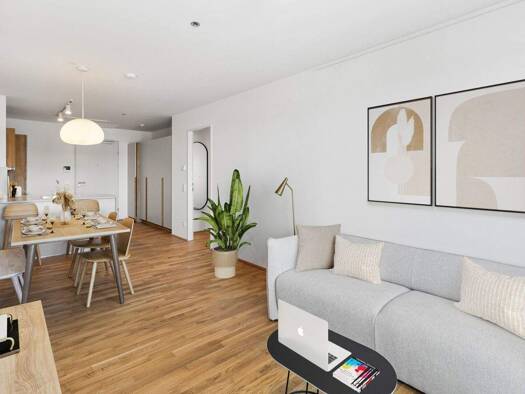 Wohnung zur Miete - Erstbezug 1.342 € 2 Zimmer 48,1 m² 18. Geschoss Dresdner Straße Wien 1200