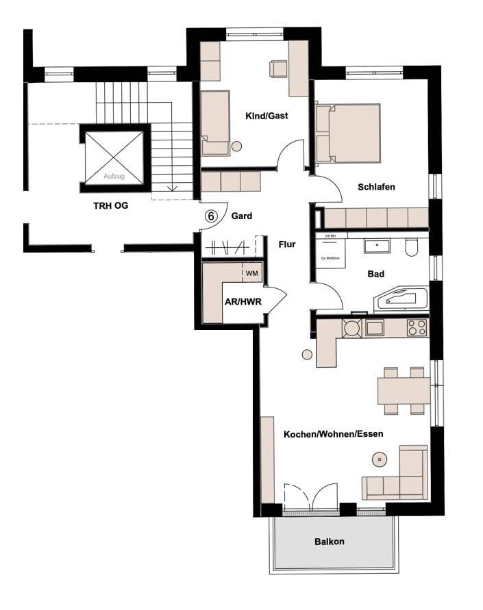 Wohnung zum Kauf provisionsfrei 498.000 € 3 Zimmer 82 m²<br/>Wohnfläche 1.<br/>Geschoss Ronhof 151 Fürth 90765