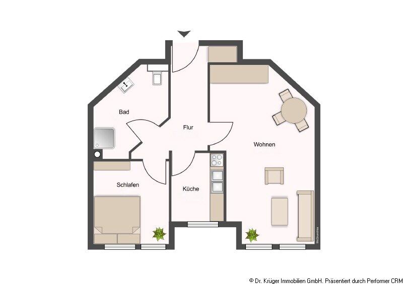 Wohnung zum Kauf 105.000 € 45,8 m²<br/>Wohnfläche 1.<br/>Geschoss Pieschen-Süd (Torgauer Str.) Dresden 01127