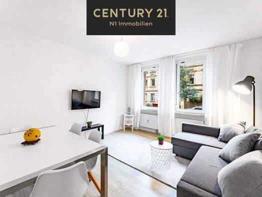 Wohnung zur Miete 1.150 € 2 Zimmer 51 m² 1. Geschoss St Johannis Nürnberg 90419