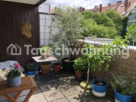 Wohnung zur Miete Tauschwohnung 850 € 2 Zimmer 50 m² 4. Geschoss Schwabing-West München 80796