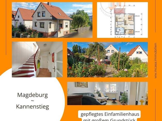 Einfamilienhaus zum Kauf 212.000 € 5 Zimmer 108,2 m² 701 m² Grundstück Farsleber Straße 6 Kannenstieg Magdeburg 39128