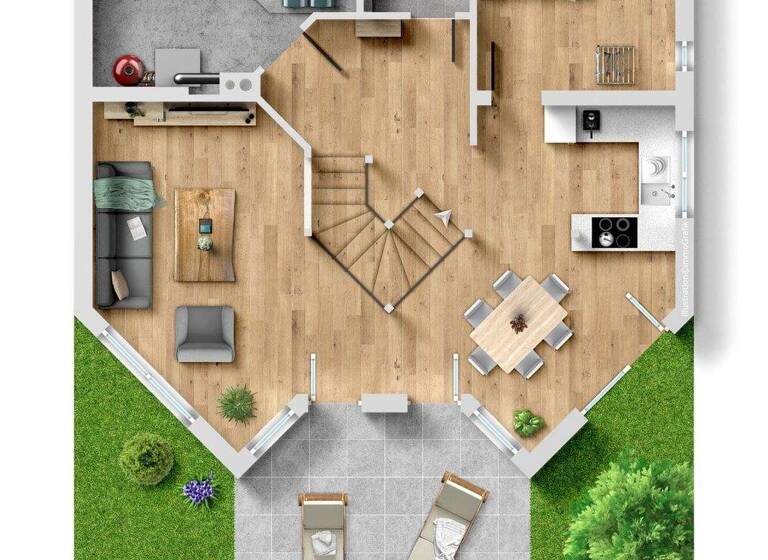 Einfamilienhaus zum Kauf 319.000 € 3 Zimmer 122,9 m² 1.657 m² Grundstück Widdern 74259