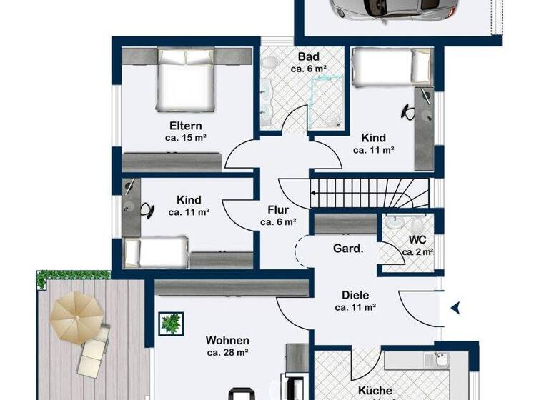Einfamilienhaus zum Kauf 439.000 € 6 Zimmer 114 m² 761 m² Grundstück Stein-Bockenheim 55599