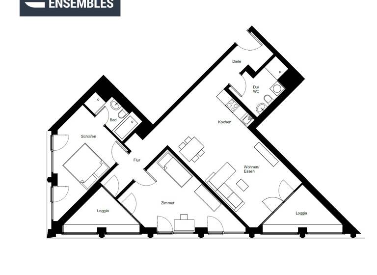 Wohnung zur Miete - Erstbezug 2.205 € 3 Zimmer 91,7 m² 9. Geschoss Lisa-Fittko-Straße 11 Moabit Berlin 10557