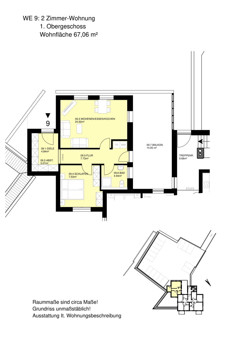 Wohnung zur Miete 950 € 2 Zimmer 67,1 m²<br/>Wohnfläche EG<br/>Geschoss Burg 25712