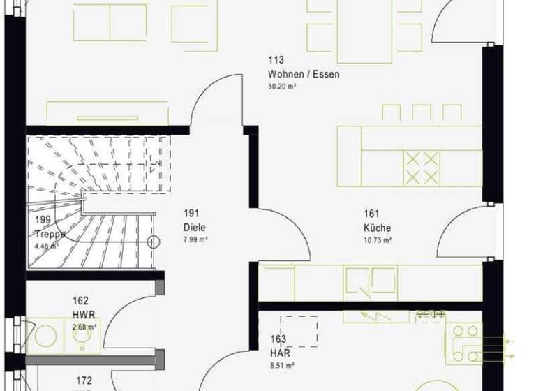 Einfamilienhaus zum Kauf provisionsfrei 255.559 € 4 Zimmer 134 m² 544 m² Grundstück Bad Hersfeld 36251