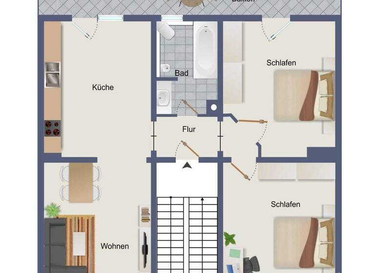 Wohnung zum Kauf 189.900 € 3 Zimmer 73 m² Konz 54329