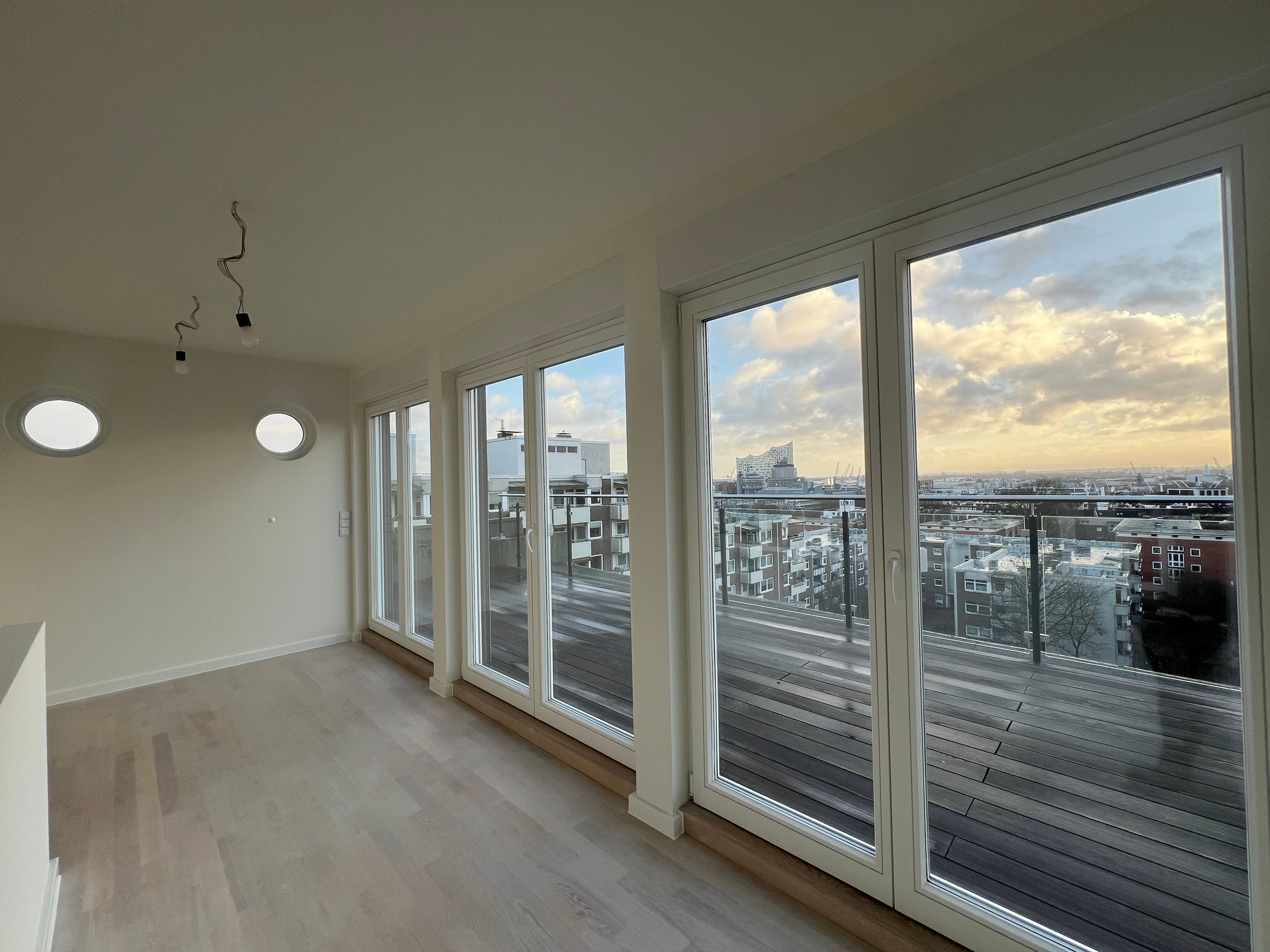 Penthouse zum Kauf provisionsfrei 1.649.000 € 5 Zimmer 154 m²<br/>Wohnfläche 5.<br/>Geschoss ab sofort<br/>Verfügbarkeit Neustadt Hamburg 20459