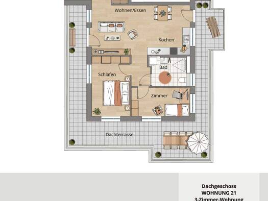 Wohnung zum Kauf - Neubau provisionsfrei 440.900 € 3 Zimmer 86,8 m² 3. Geschoss Weißbach 74679