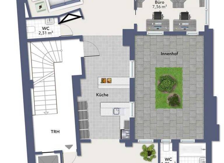 Wohnung zur Miete 2.520 € 5 Zimmer 168 m² 1. Geschoss Mitte Ulm 89073