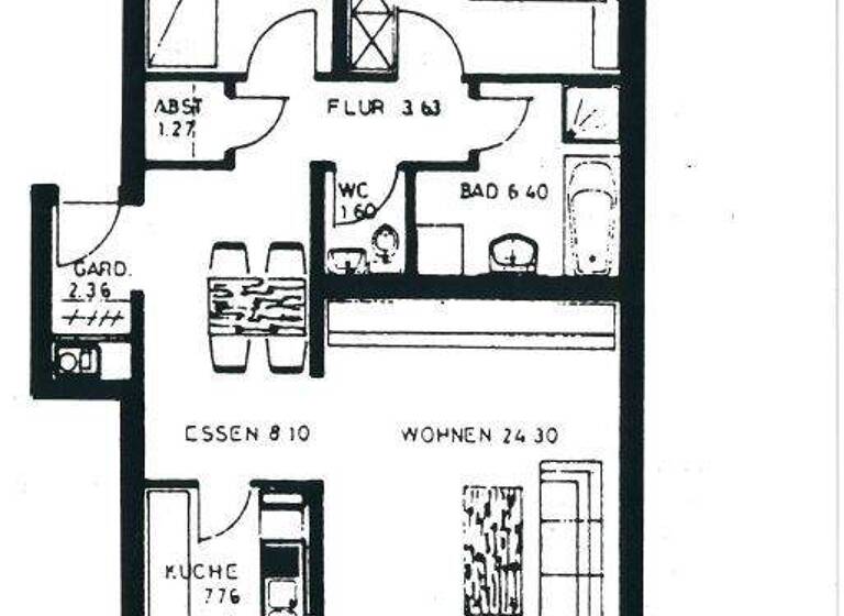 Wohnung zur Miete 850 € 3 Zimmer 85,8 m² frei ab 01.02.2026 Villingen Villingen-Schwenningen 78052