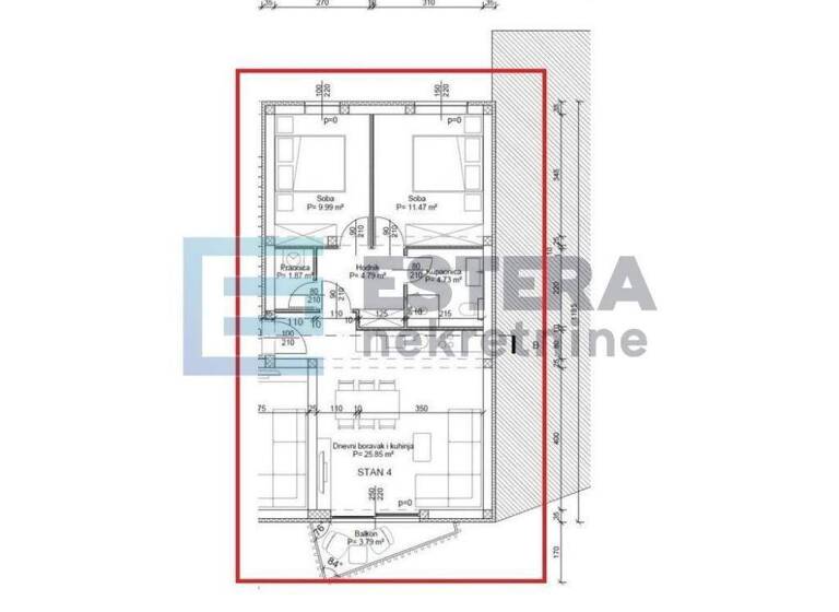 Wohnung zum Kauf 205.000 € 2 Zimmer 66 m² 1. Geschoss Vir