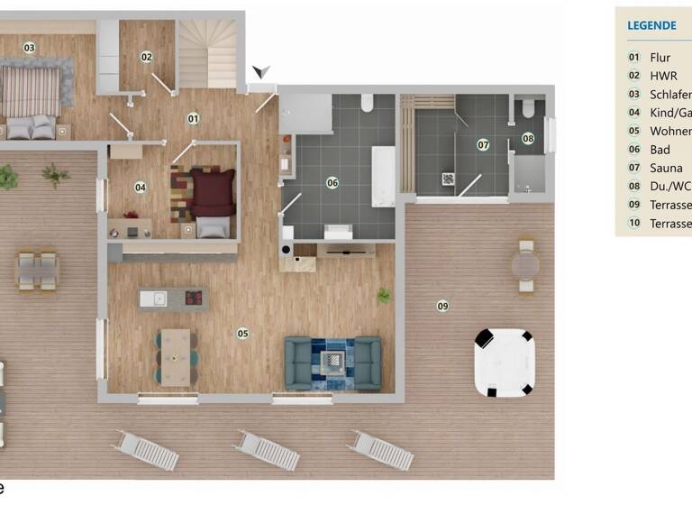 Penthouse zum Kauf 650.000 € 4 Zimmer 128,3 m² Lemförde 49448