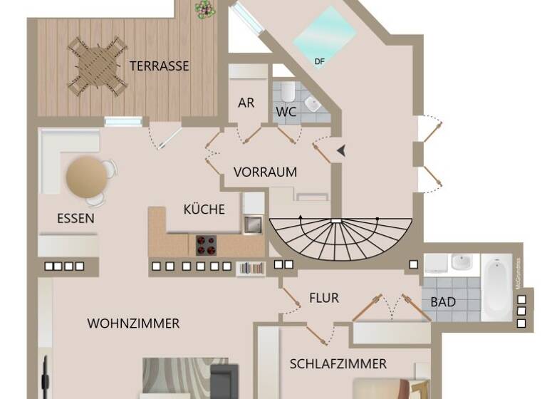 Wohnung zum Kauf 645.000 € 2 Zimmer 82,9 m² Wien,Alsergrund 1090