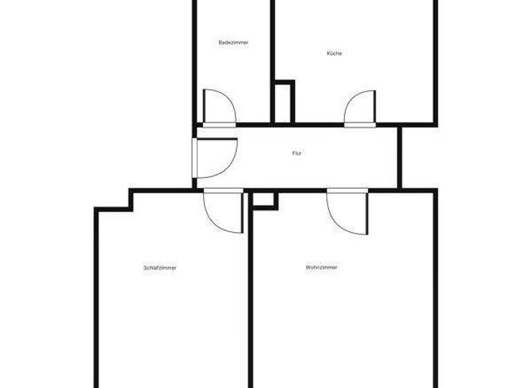 Wohnung zur Miete 458 € 3 Zimmer 49,1 m² 1. Geschoss frei ab 23.05.2026 Helmholtzstr. 4 Nordstadt Offenburg 77652