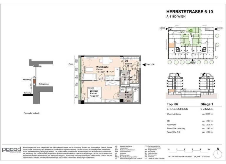 Wohnung zum Kauf 246.600 € 2 Zimmer 39,8 m² frei ab 01.09.2028 Wien 1160