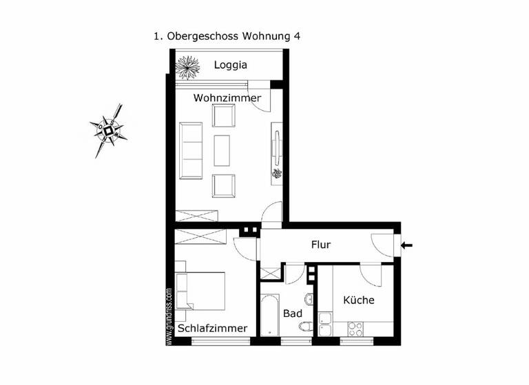 Wohnung zum Kauf 475.000 € 2 Zimmer 60 m² 1. Geschoss Neuhausen-Nymphenburg München 80639