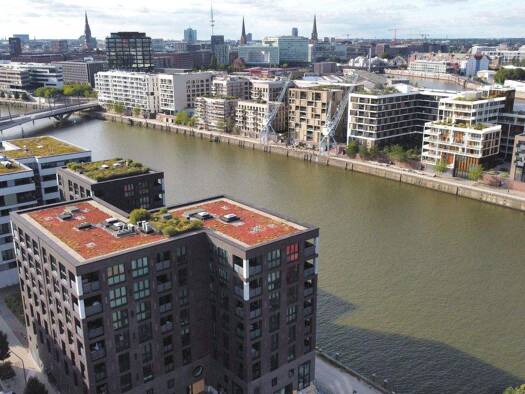 Wohnung zur Miete 1.270 € 2 Zimmer 43,2 m² 4. Geschoss frei ab 01.03.2026 Baakenallee 23 HafenCity Hamburg 20457