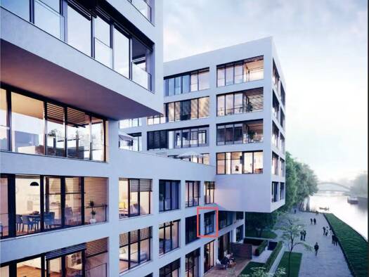 Wohnung zur Miete 1.400 € 1 Zimmer 43 m² Geschoss 1/2 frei ab sofort Moabit Berlin 10557