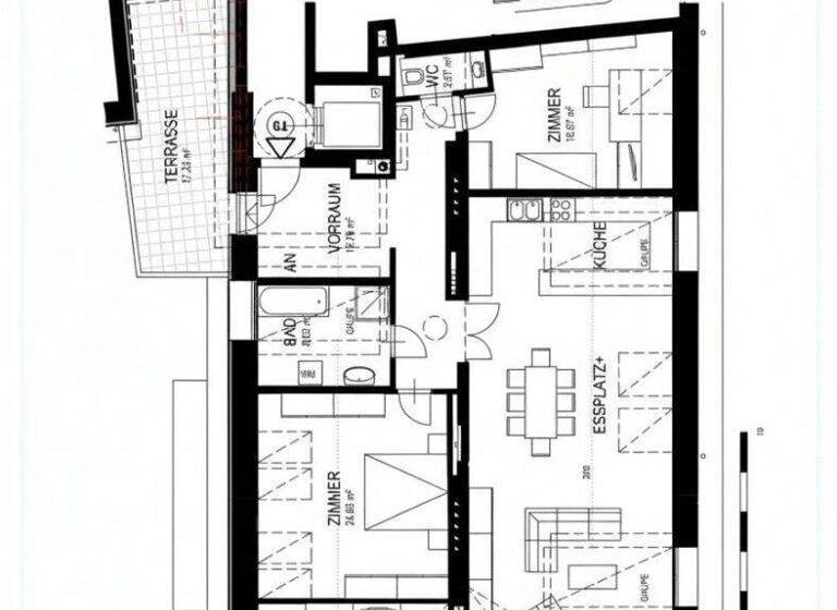 Wohnung zum Kauf 869.900 € 3 Zimmer 175,9 m² Friedrichstraße Baden 2500