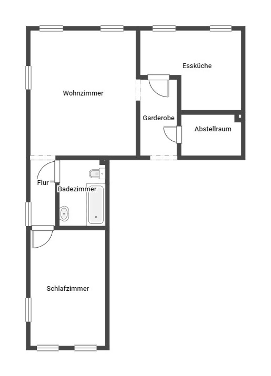 Immobilie zum Kauf als Kapitalanlage geeignet 120.000 € 2 Zimmer 59,6 m²<br/>Fläche Vöhringen Vöhringen 72189