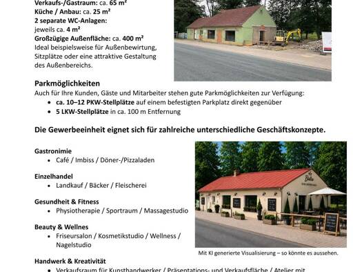 Büro zur Miete provisionsfrei 2 € 2 Zimmer 98 m² Bürofläche Friedersdorf Markersdorf 02829