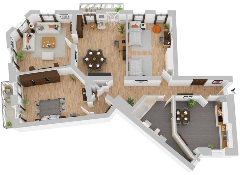 Wohnung zum Kauf 799.000 € 4 Zimmer 156,6 m²<br/>Wohnfläche 1.<br/>Geschoss Berlichingenstraße 18 Moabit Berlin 10553