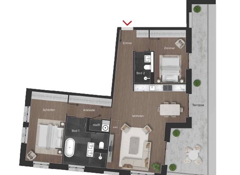 Wohnung zum Kauf 899.000 € 3 Zimmer 113 m² 3. Geschoss Bornstedter Feld Potsdam 14469