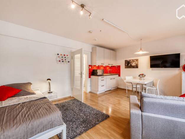 Studio zur Miete Wohnen auf Zeit 1.220 € 1 Zimmer 32 m² frei ab 01.05.2026 Altstadt Düsseldorf 40213