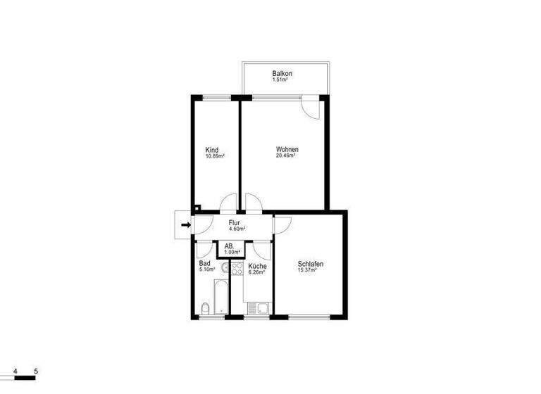 Wohnung zum Kauf 119.000 € 3 Zimmer 65,2 m² Innenstadt Neumünster 24534