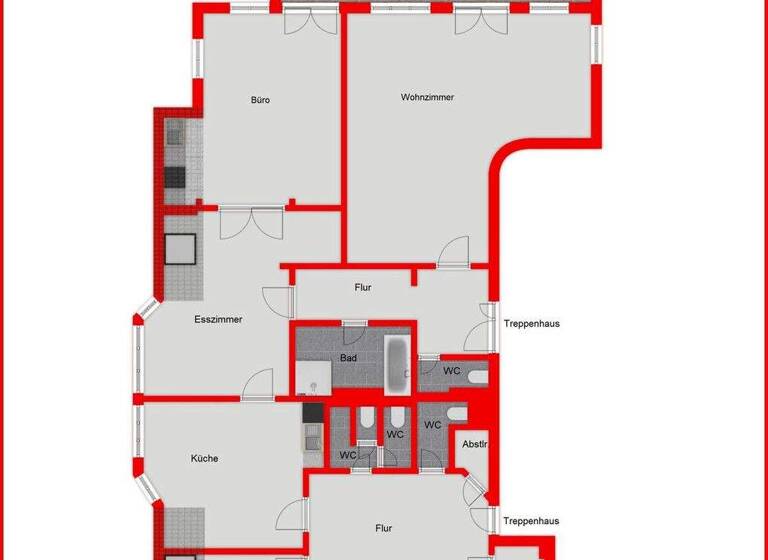 Wohnung zum Kauf 559.000 € 7 Zimmer 294 m² 2. Geschoss frei ab sofort Berliner Platz 1 Itzehoe 25524