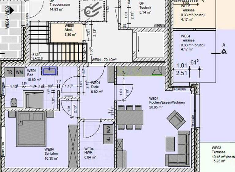 Wohnung zum Kauf provisionsfrei 249.000 € 2 Zimmer 70,1 m² Mühlenweg 11 Heidmühle Schortens 26419