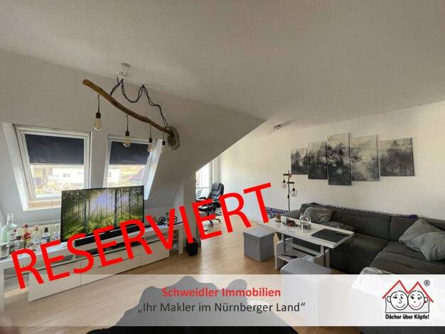 Wohnung zum Kauf 129.000 € 2 Zimmer 42 m² Dachgeschoss Cadolzburg Cadolzburg 90556