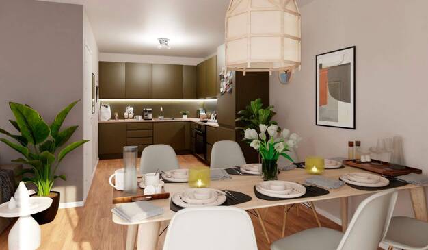 Wohnung zum Kauf - Neubau provisionsfrei 419.900 € 3,5 Zimmer 103,1 m² Dachgeschoss, 2. Geschoss frei ab 01.11.2026 Seeallee 16 Müllrose Müllrose 15299