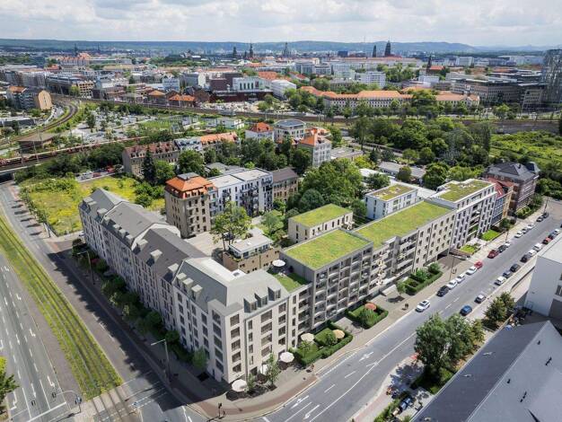Wohnung zum Kauf - Neubau 307.438 € 3 Zimmer 74,7 m² 1. Geschoss Löbtauer Straße 23c Friedrichstadt Dresden 01067