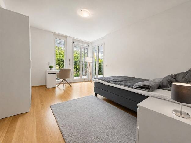 WG-Zimmer zur Miete auf Zeit 820 € 20 m² EG Gunta-Stölzl-Straße 13 Schwabing-Freimann München 80807