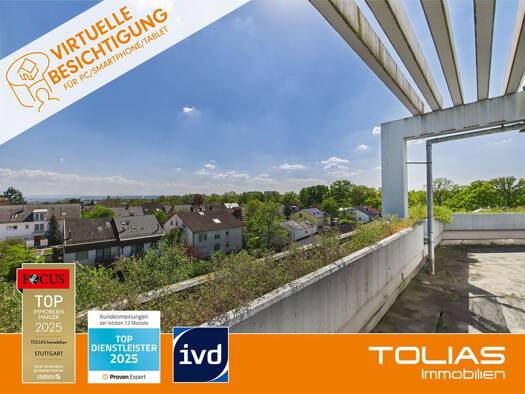 Wohnung zum Kauf 260.000 € 2 Zimmer 63,4 m² 5. Geschoss Stuttgart / Riedenberg 70619