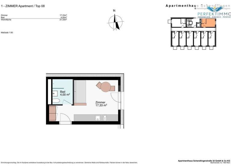 Wohnung zum Kauf 138.219 € 1 Zimmer 21,3 m² 4. Geschoss Bregenz 6900