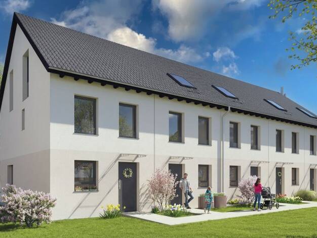 Reihenmittelhaus zum Kauf - Neubau 749.900 € 5,5 Zimmer 117 m² 130 m² Grundstück Dachauer Straße 15 Neu-Esting Olching 82140